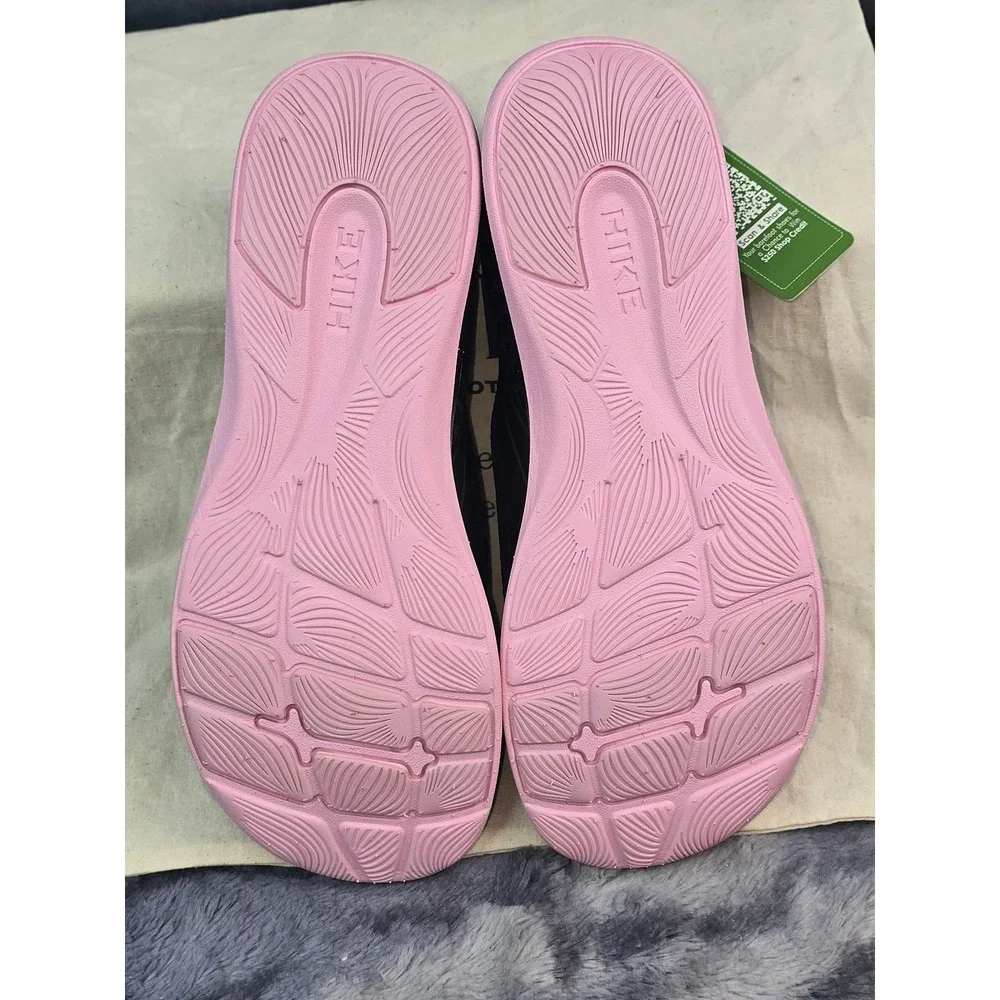 NWT Hike Footwear Wave Sneakers Black Pink Barefoot Minimalist Shoes Womens 9